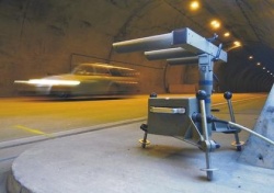 Radaranlage im Tunnel